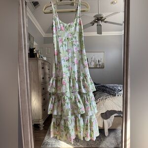 Floral Tiered Maxi Dress
